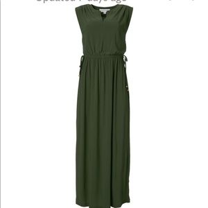 COPY - Emma & Michele | Olive Green Maxi Dress Small NWT